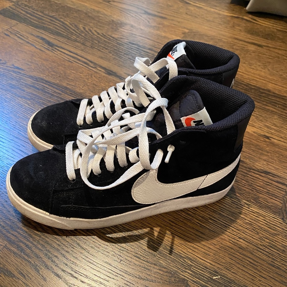 Nike Blazer Mid 77 Vintage Suede Black Shoes